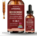 11-in-1 Berberine Complex Liquid Drops - 30ML Adult Herbal Dietary Supplement with Ceylon Cinnamon + Green Tea Extract, 11-in-1 Benefits, Sugar-Craving Help, Craving Control, Metabolism & Blood Sugar Support
