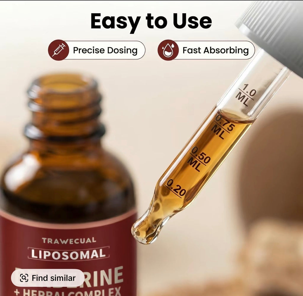 11-in-1 Berberine Complex Liquid Drops - 30ML Adult Herbal Dietary Supplement with Ceylon Cinnamon + Green Tea Extract, 11-in-1 Benefits, Sugar-Craving Help, Craving Control, Metabolism & Blood Sugar Support