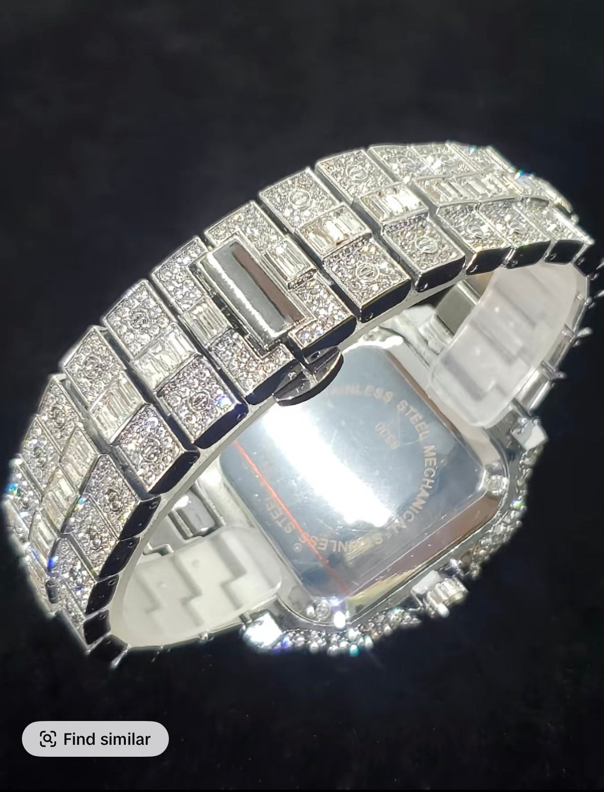 Rose Gold Iced Out Watch — Signature